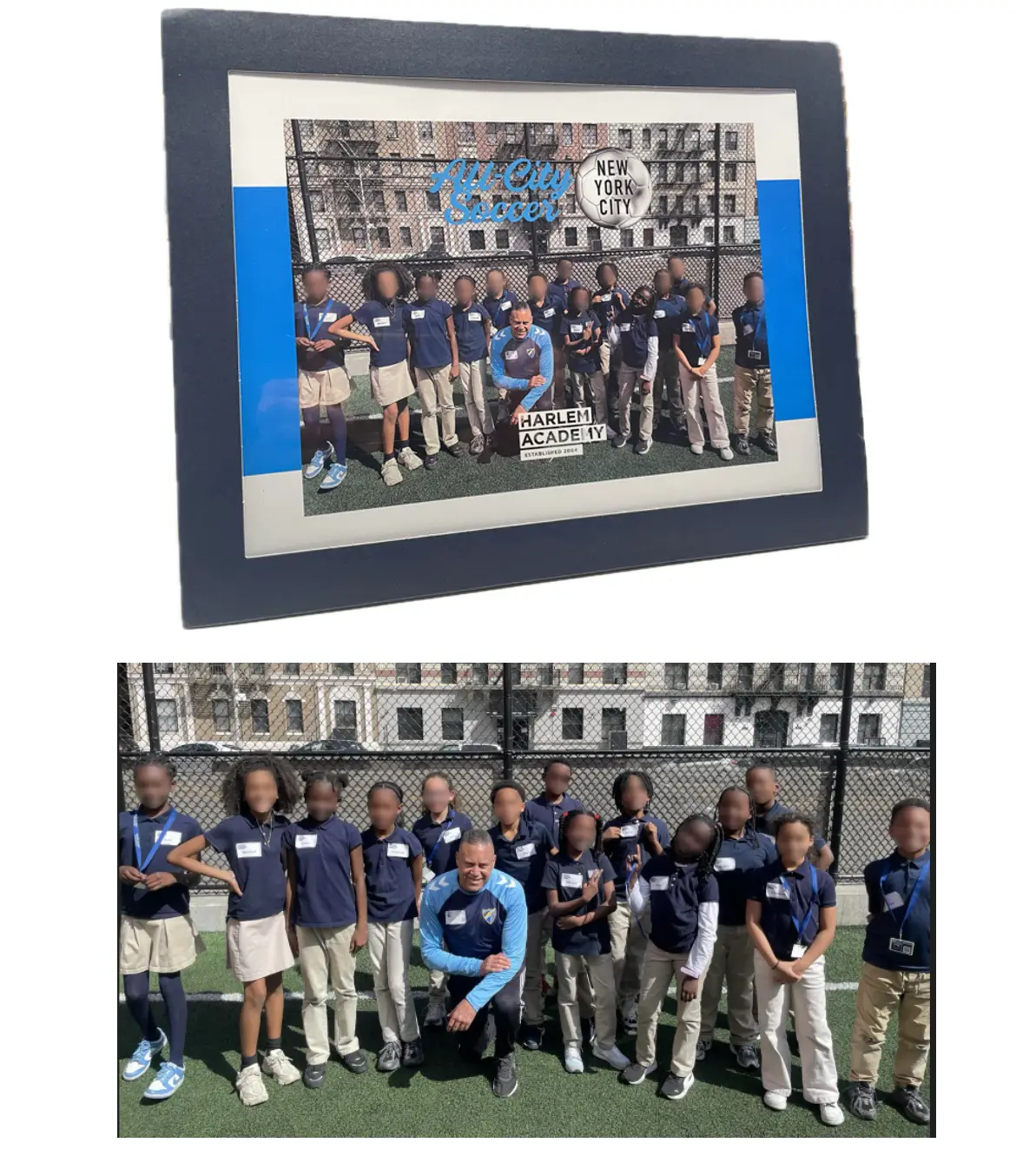 Framed photo