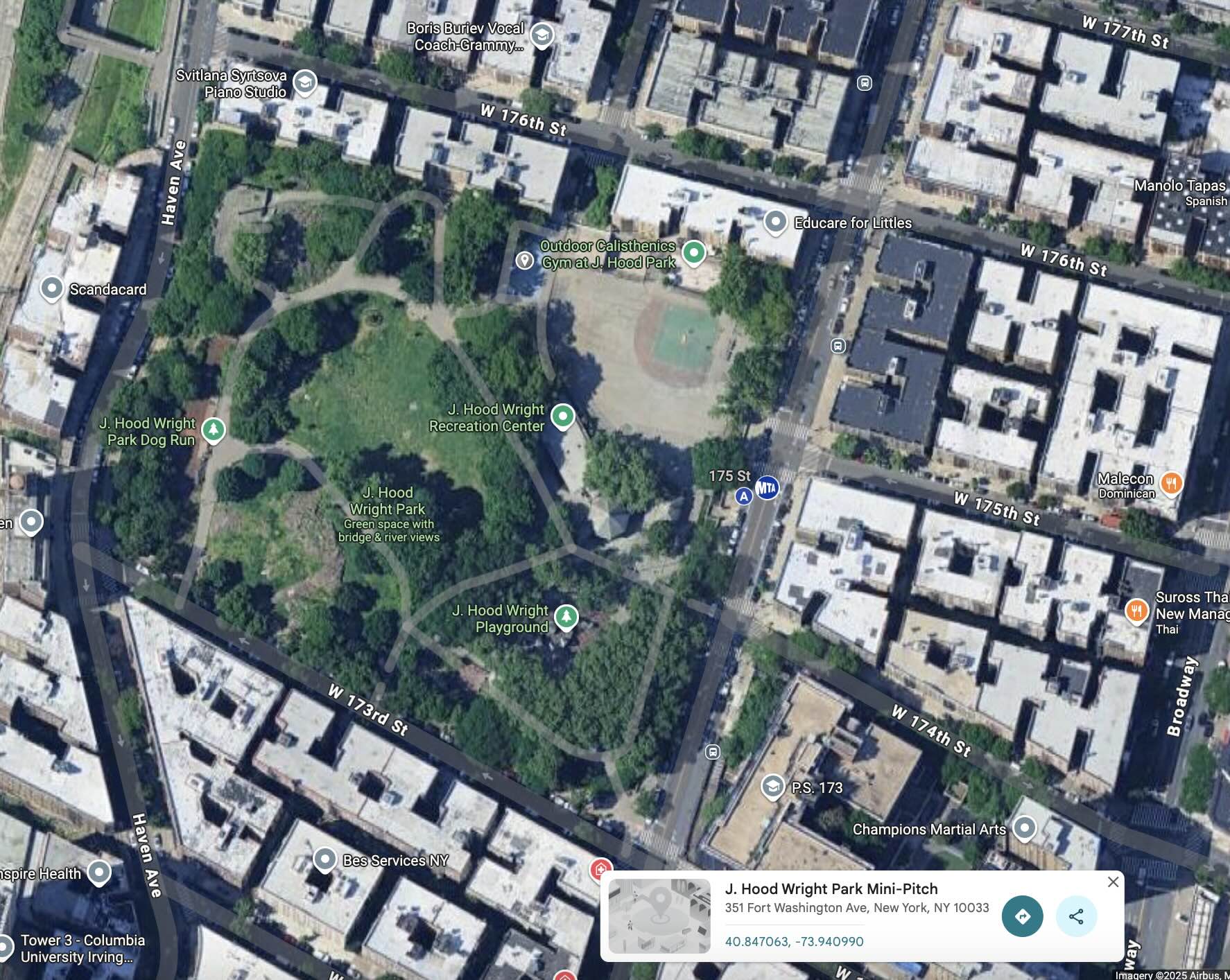 J. Hood Wright Park Mini Soccer Pitch