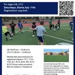 All-City Soccer Summer Saturday flyer