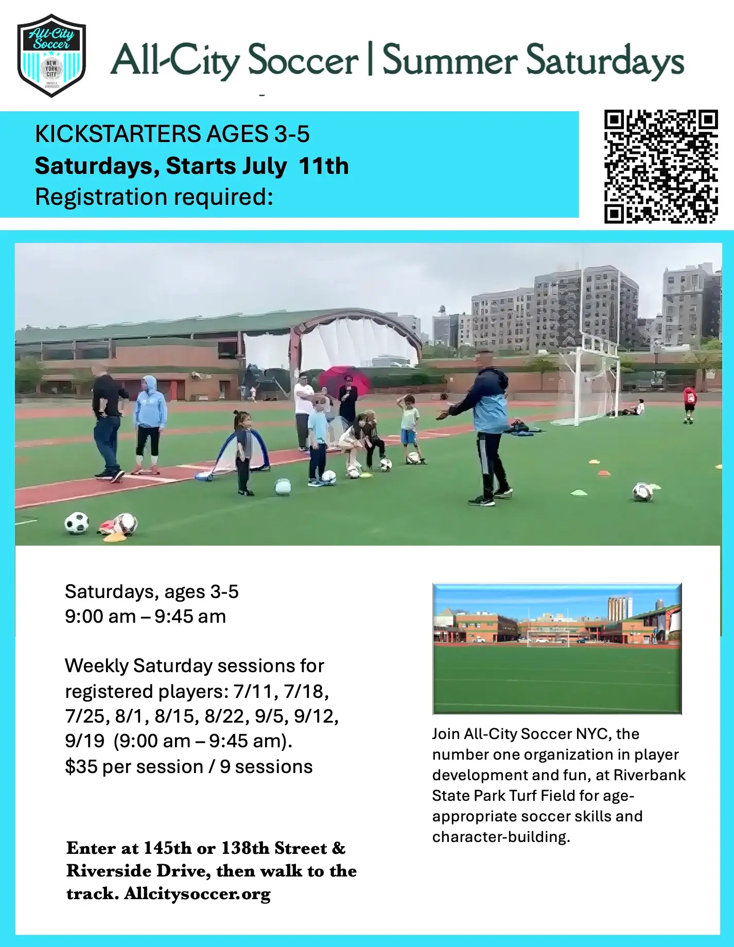 Kickstarter Saturdays Ages 3-5